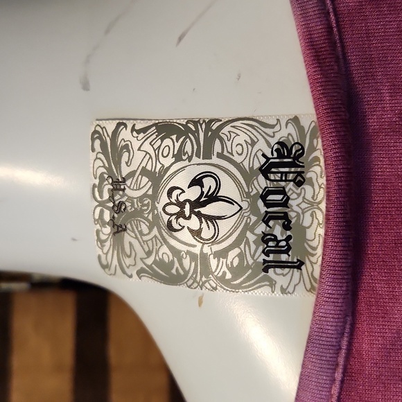 Vocal black diamond keyhole stretch top - Picture 7 of 8